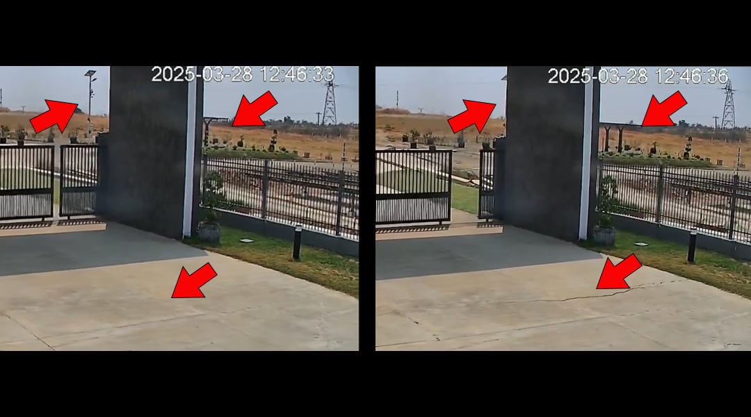 【缅甸大地震】强震那瞬间剧烈晃动 地面裂开画面曝光（附视频）