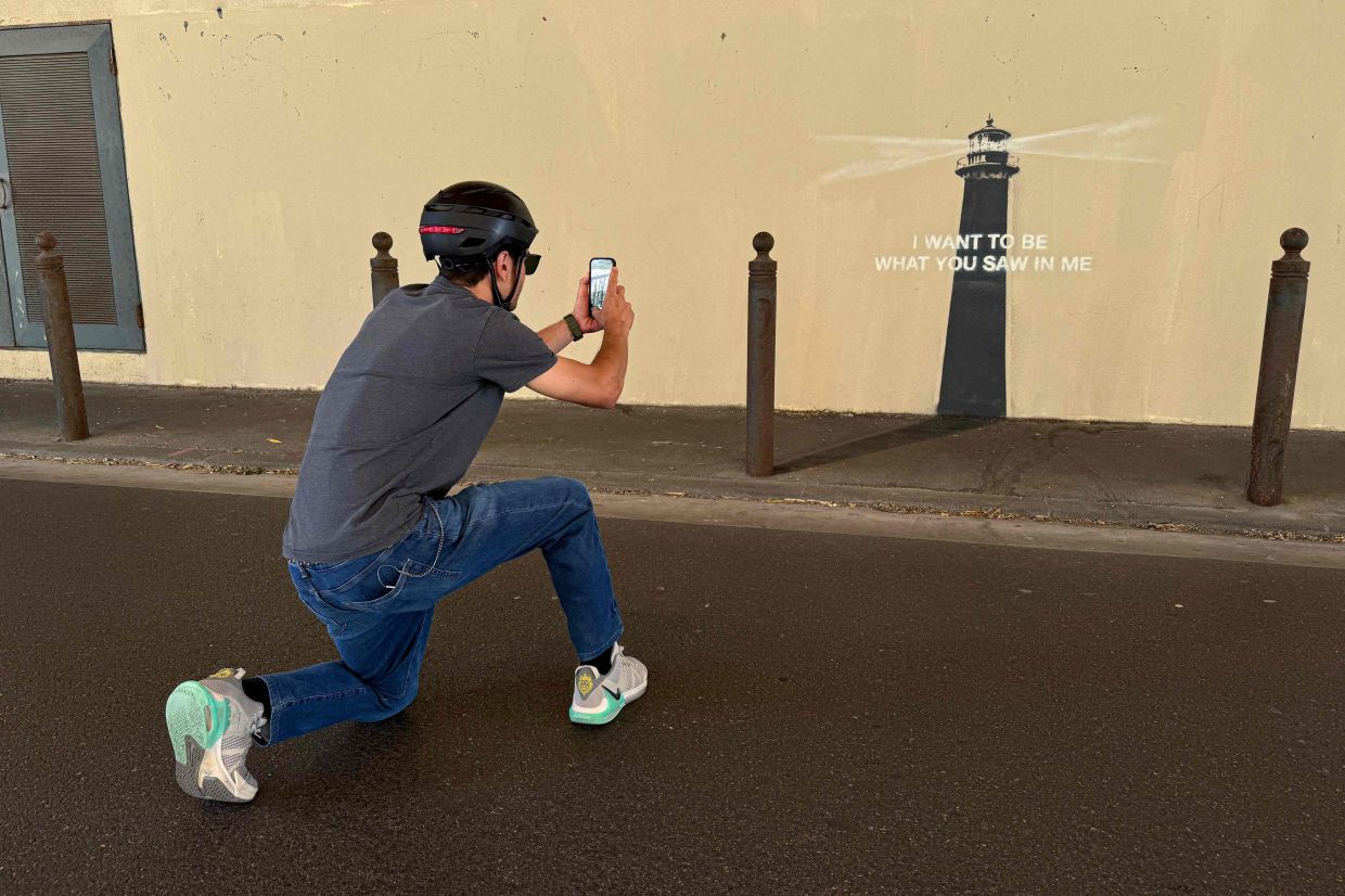 New lighthouse artwork by Banksy discovered in Marseille: 'We love it'