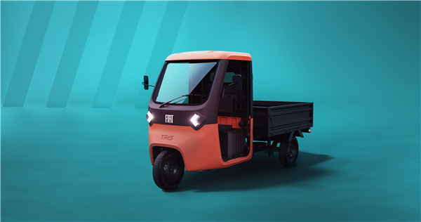 和中国三蹦子竞争 菲亚特推出高端电三轮：续航90公里