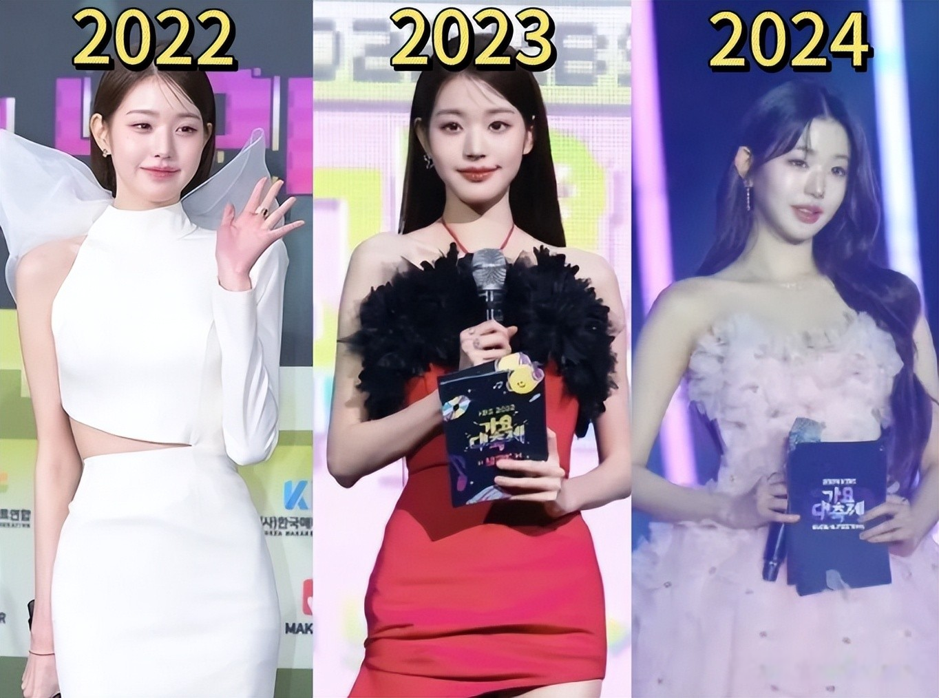 20岁张元英又肿了！苹果肌下垂嘴唇肿胀，增肌后和宋智雅越来越像