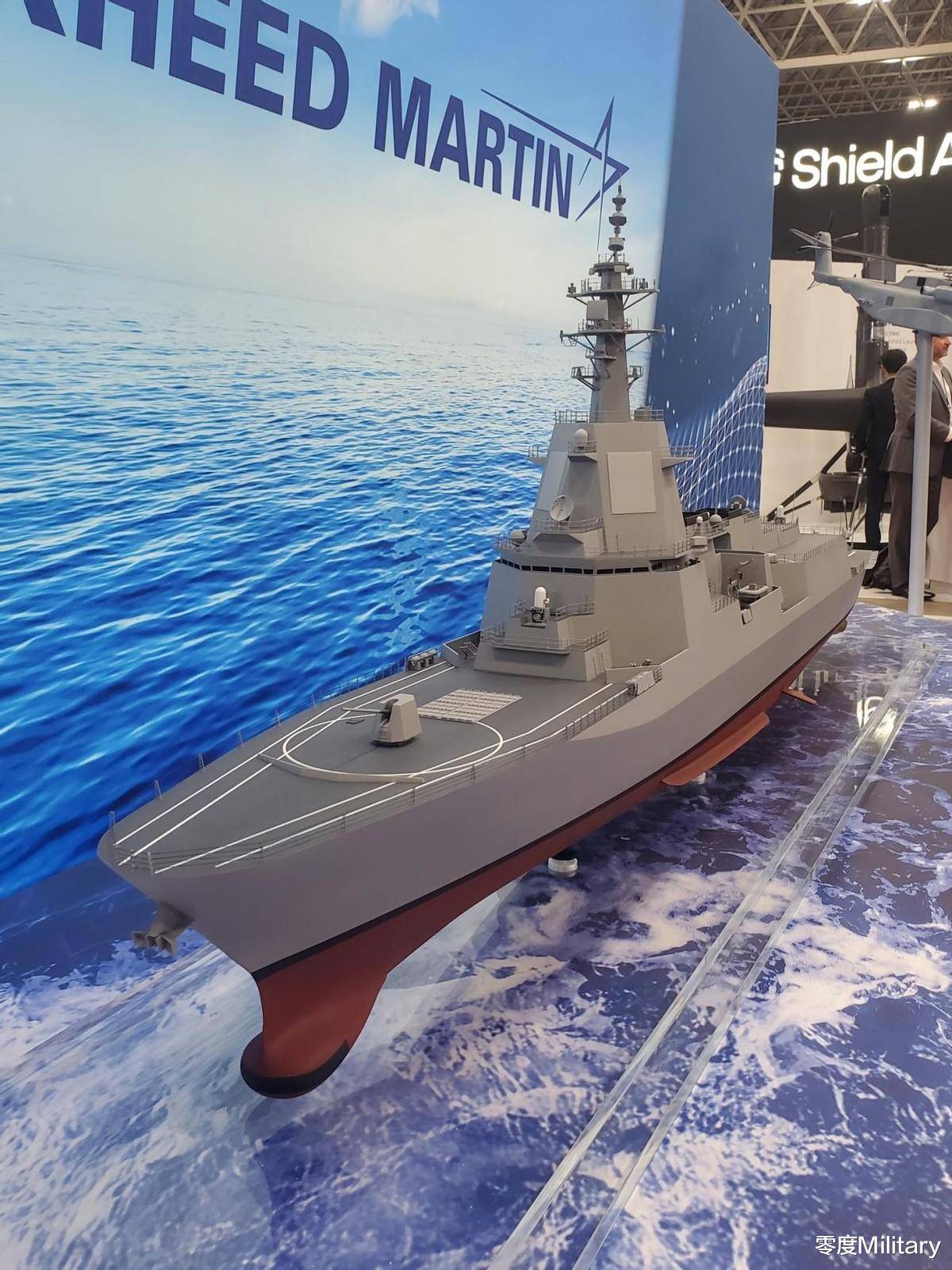 原创 日本海事联合公司展示未来驱逐舰概念模型配备电磁炮和激光武器