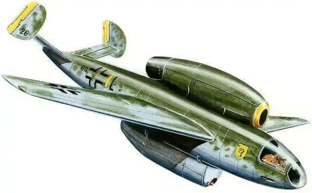 原创 德国 Henschel Hs 132 俯冲轰炸机