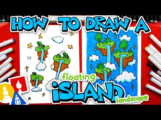How To Draw Floating Islands