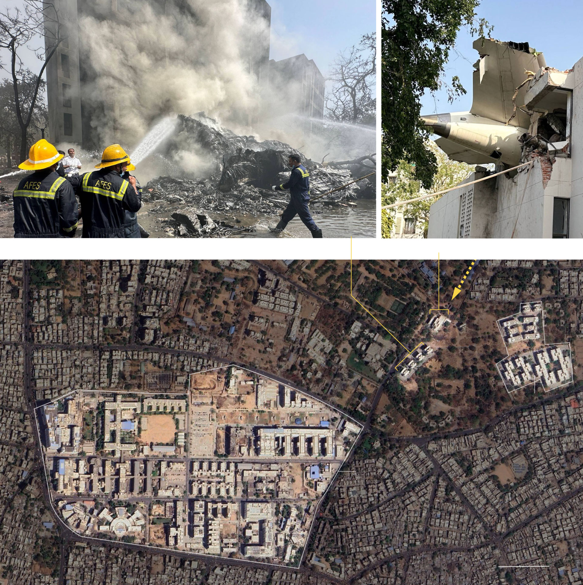 How the Air India Plane Crashed: Maps and Photos