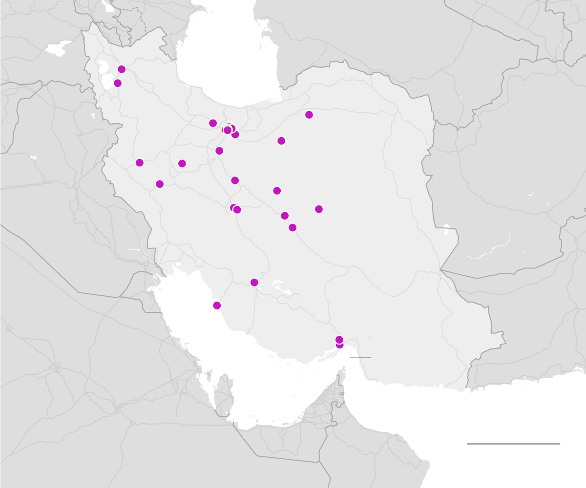 Mapping the Israel-Iran Conflict