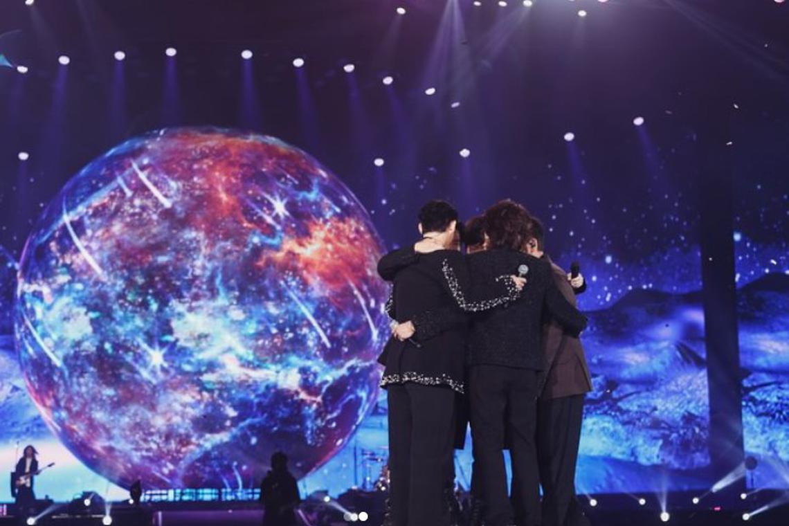 Former Taiwanese boy band F4 reunites for surprise performance at Mayday concert