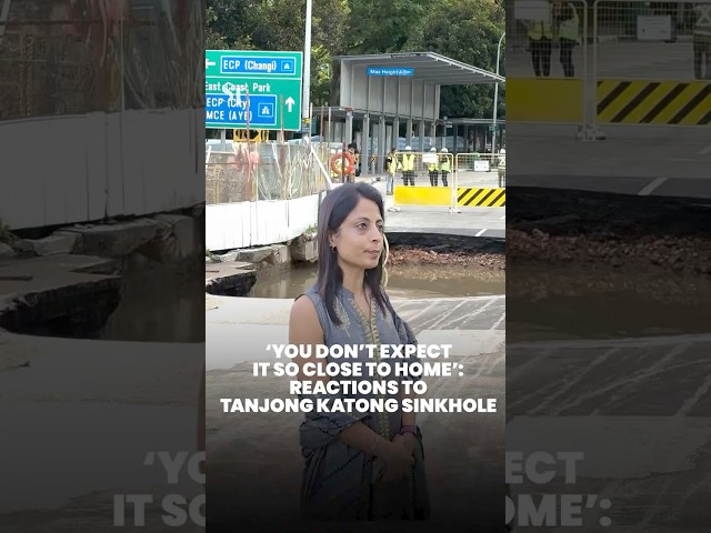 Residents concerned about Tanjong Katong sinkhole, works ongoing to extricate fallen car