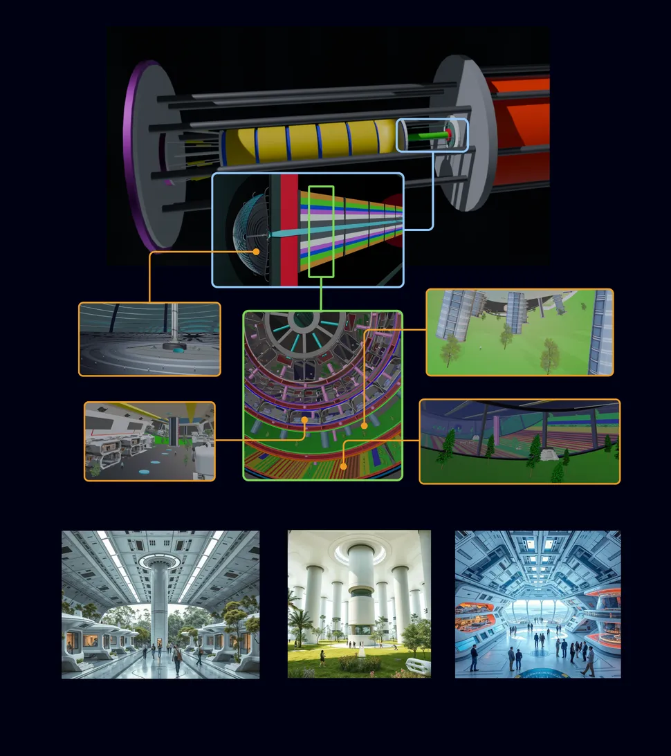 工程师设计太空飞船获奖：载2400人抵达半人马座α星系需400年