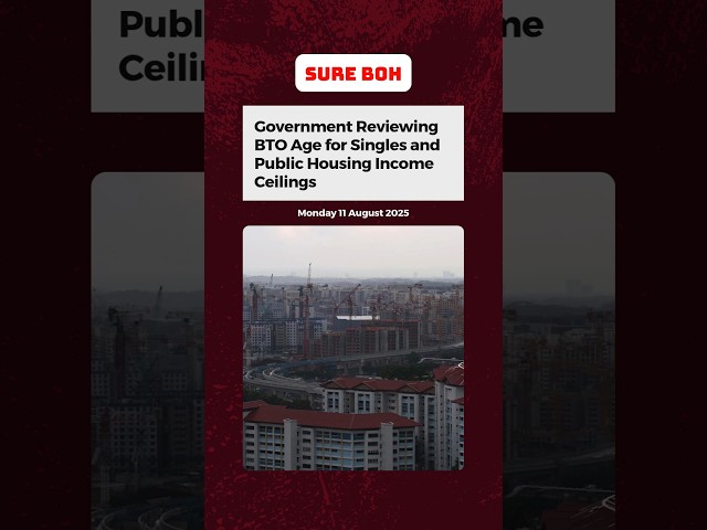 Government Reviewing BTO Age for Singles and Public Housing Income Ceilings