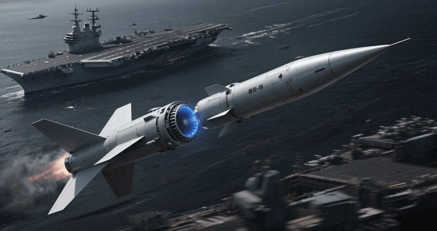 原创 鹰击 - 19 携超燃冲压发动机亮相：高超速远射程强突防，重塑海战格局的海防利器