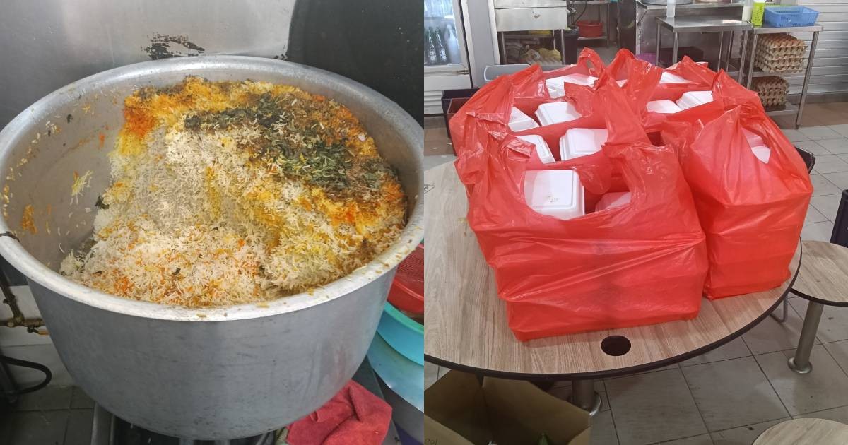 'SAF representative' goes MIA after ordering 150 briyani sets from hawker; Mindef says no link to SAF