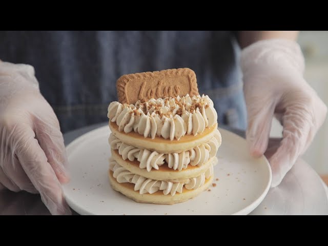 甜悦的零基础烘焙课【34】手作焦糖海盐松饼蛋糕