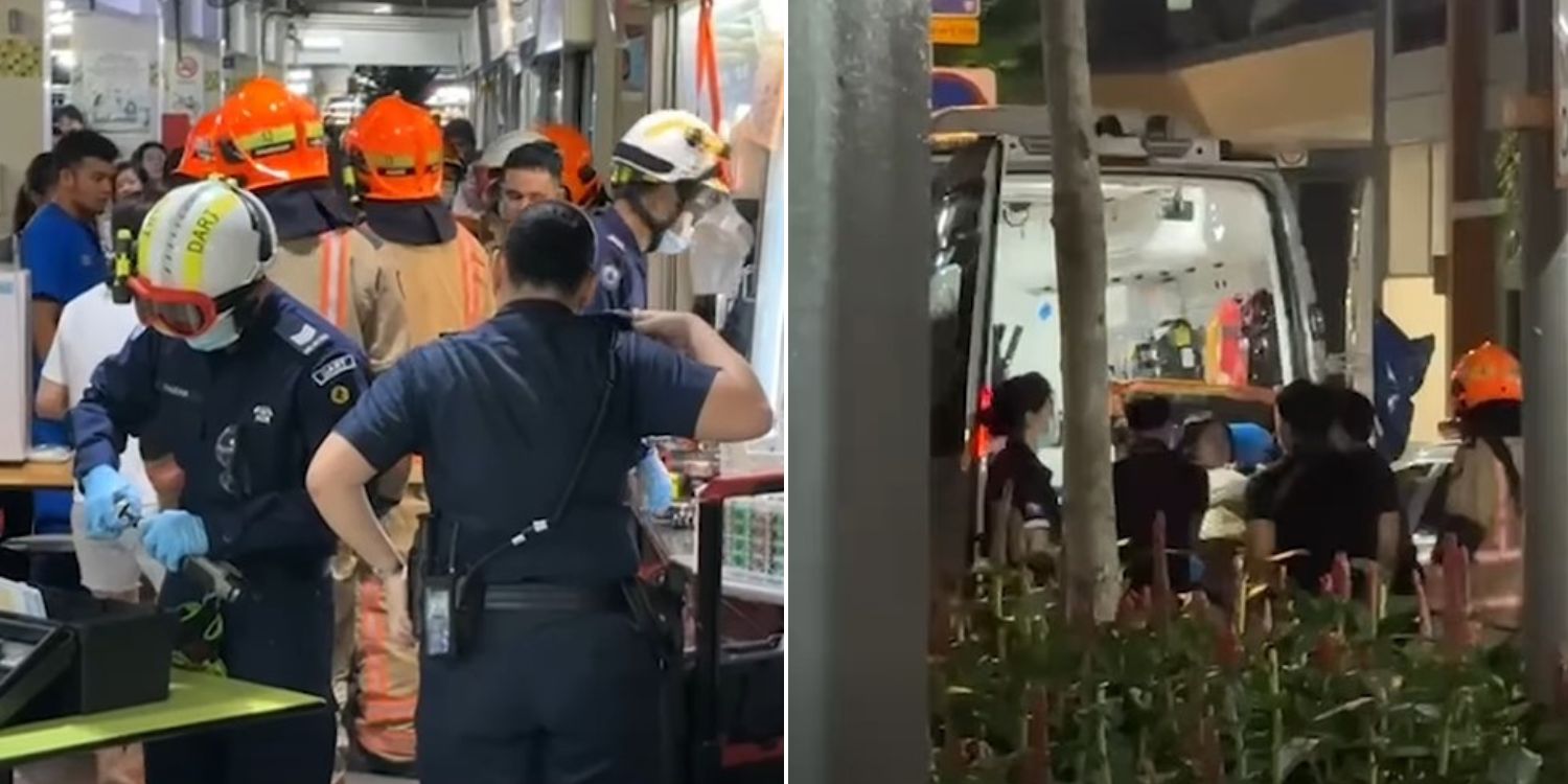 Woman’s hand gets stuck in sugarcane machine at Clementi hawker centre, released after about 2 hours