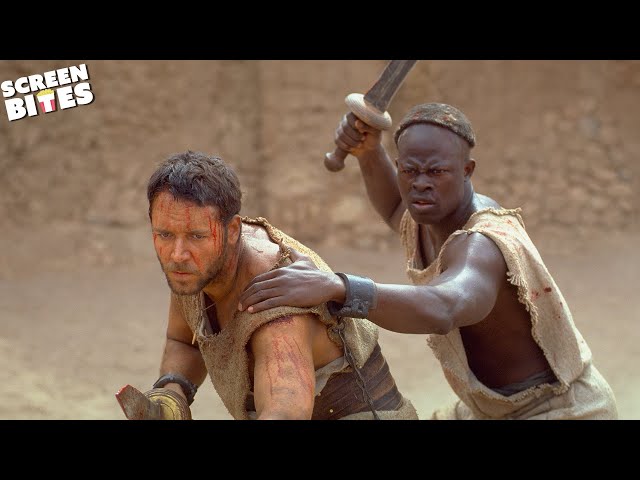Maximus Proves Himself in the Arena | Gladiator (2000) Fight Scene | Screen Bites