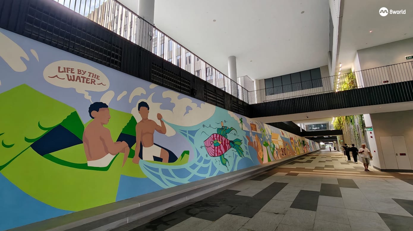 特需艺术家共创“我们榜鹅的故事” 刷新全国最长壁画纪录