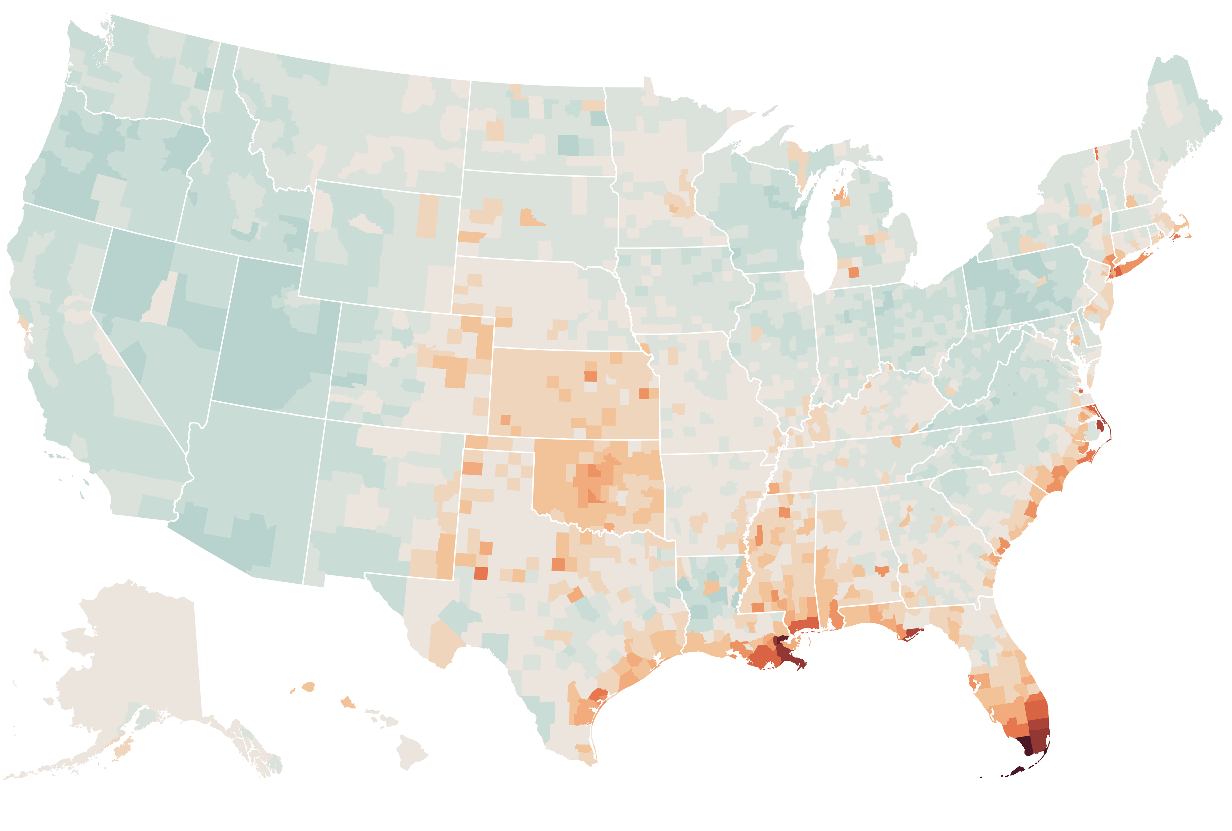 A Climate ‘Shock’ Is Eroding Some Home Values. New Data Shows How Much.