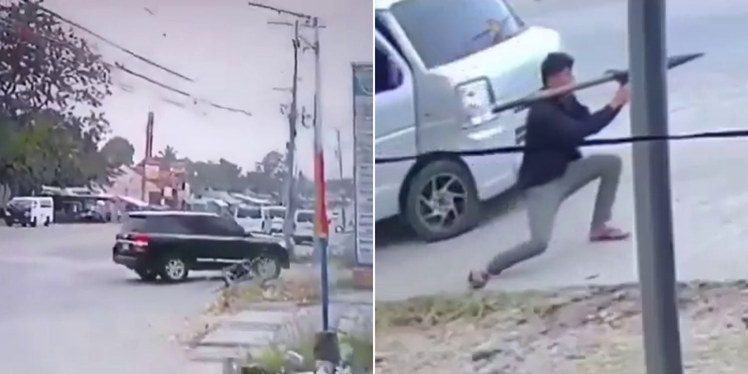 Mayor in Philippines survives attack as gunmen fire rpg at his vehicle, car keeps driving despite getting hit