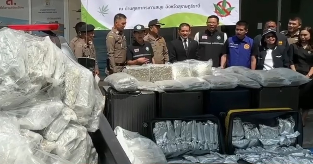 Thai authorities say Singapore a transit point for tourists smuggling cannabis to the UK