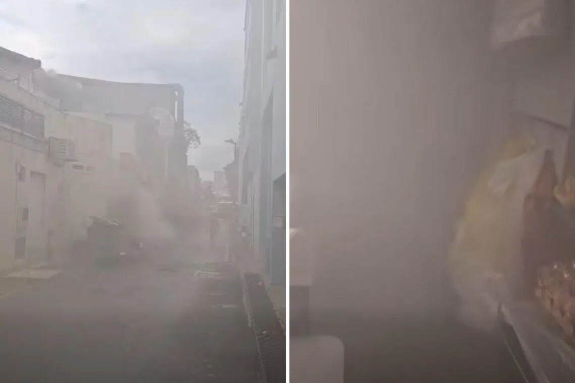 Fire breaks out in bak kwa shop 2 days before Chinese New Year