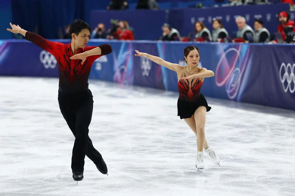Figure Skating-Japan’s Miura and Kihara slip to fifth after lift error, eye comeback in free skate