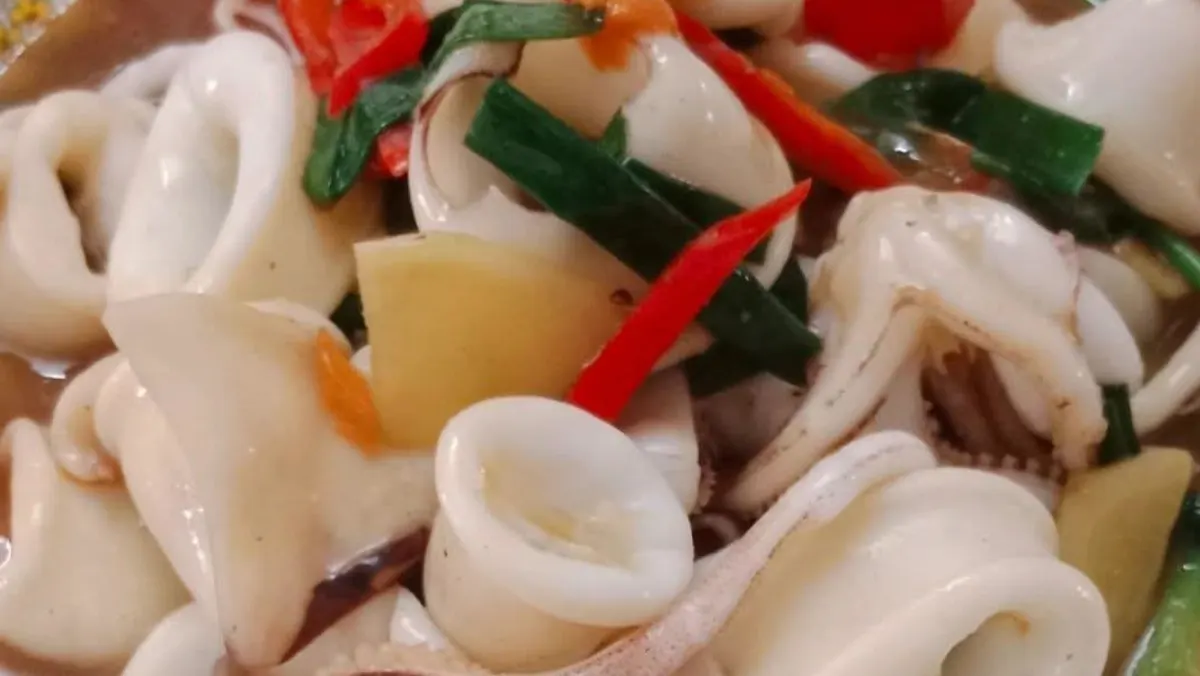 食谱：酱炒鱿鱼