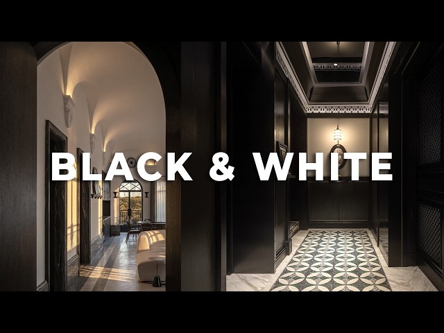 How Black & White Transformed This 1920s Shanghai Hotel | Modern Heritage  | Interior Design Ideas