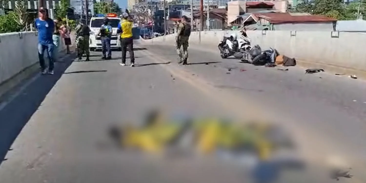 19-Year-old student dies after motorcycle was struck by ambulance driving against traffic in Philippines