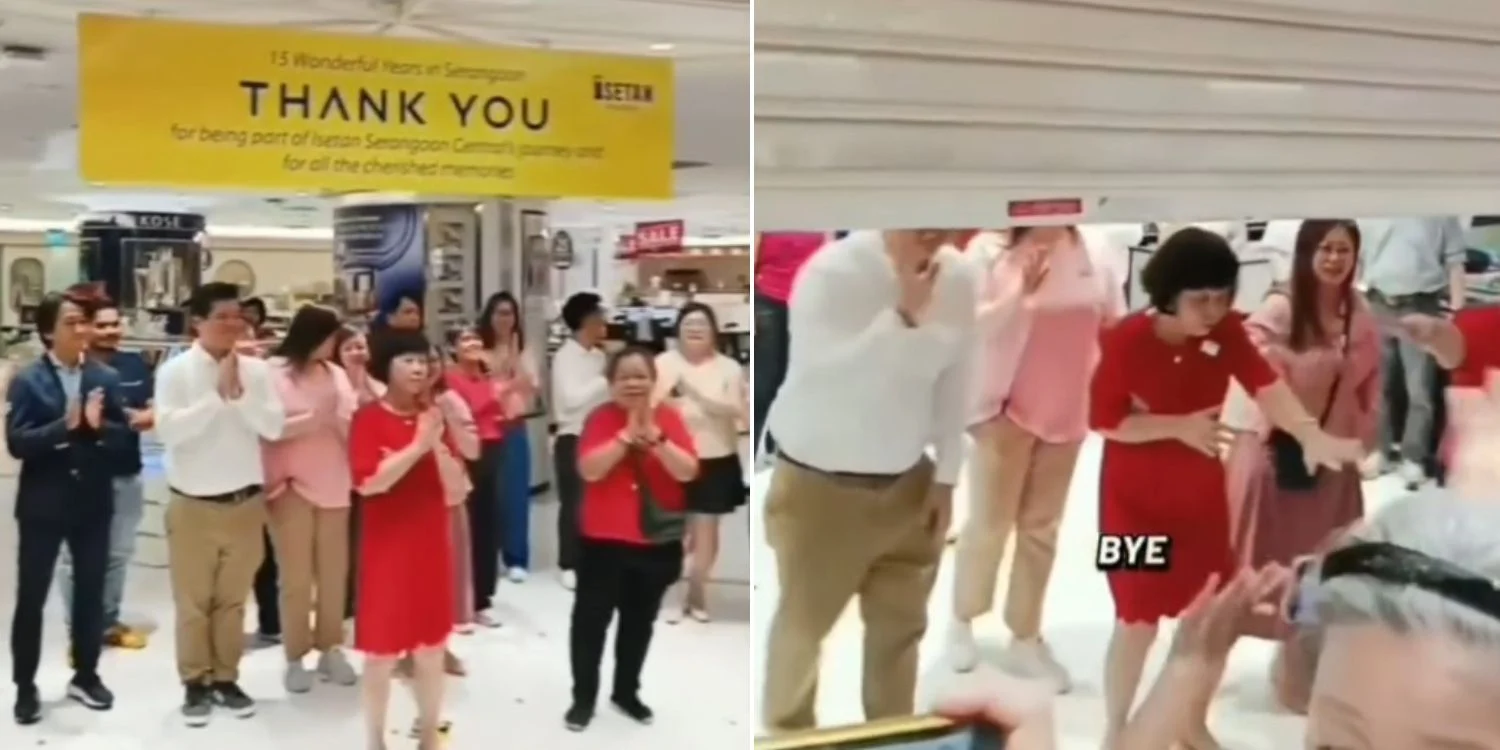 Isetan nex closes down on 26 April after 15 years, staff wave goodbye as shutters lower