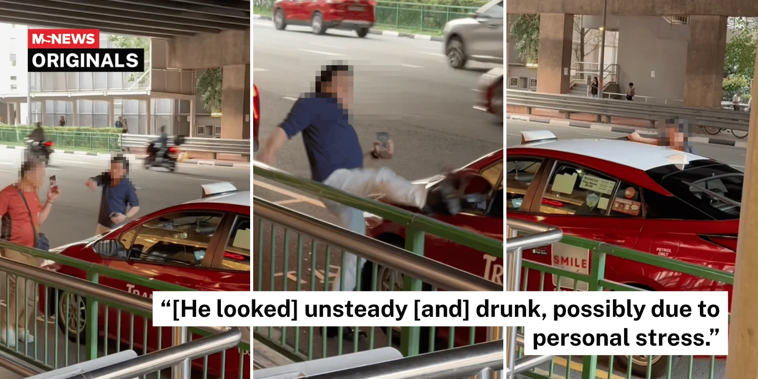 62-Year-old man allegedly kicks & damages taxi in chinatown, arrested for public drunkenness