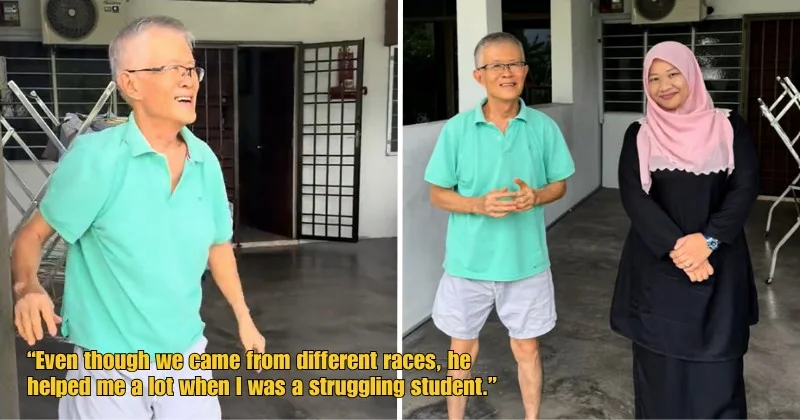 PDRM Officer Reunites with Kind Teacher Who Secretly Funded Her STPM Expenses Over 20 Years Ago