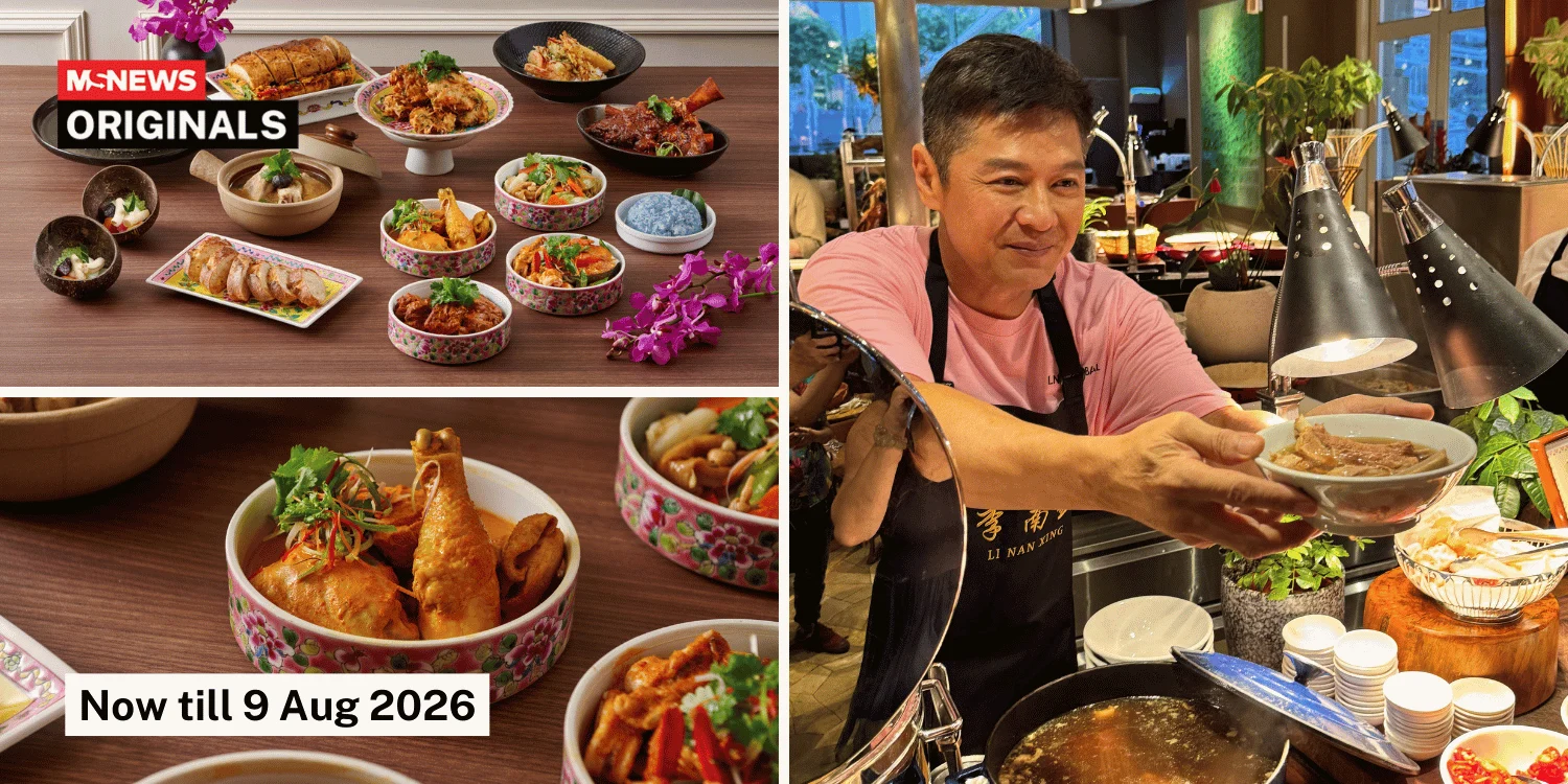 Li nanxing collabs with fullerton hotel for national day buffet, will personally serve dishes for 3 days