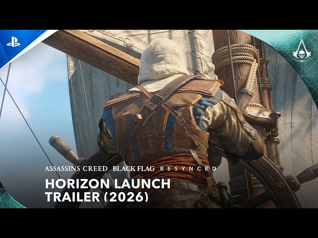 Assassin's Creed Black Flag Resynced - Horizon Launch Trailer | PS5 Games